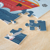 かわいいキッズマイファーストクルーズカスタム ジグソーパズル (側面)