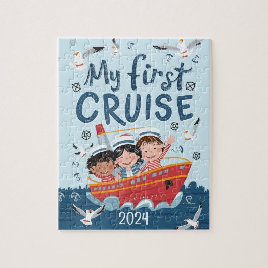 かわいいキッズマイファーストクルーズカスタム ジグソーパズル (縦)