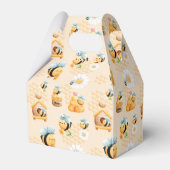 かわいいキッズミツバチのパターン フェイバーボックス (正面サイド)