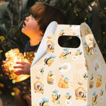 かわいいキッズミツバチのパターン