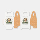 かわいいキッズライオンの葉就学前卒業パーティー フェイバーボックス (折り畳みなし)