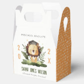 かわいいキッズライオンの葉就学前卒業パーティー フェイバーボックス (オープン)