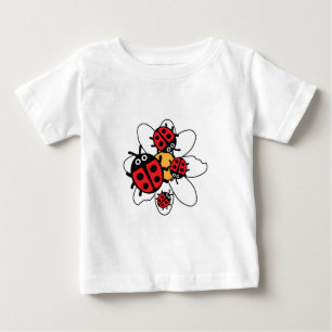 かわいいキッズラディバグ ベビーTシャツ