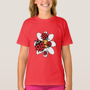 かわいいキッズラディバグ Tシャツ