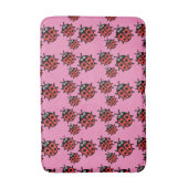 かわいいキッズラディバードファミリーバスマット バスマット (正面縦)