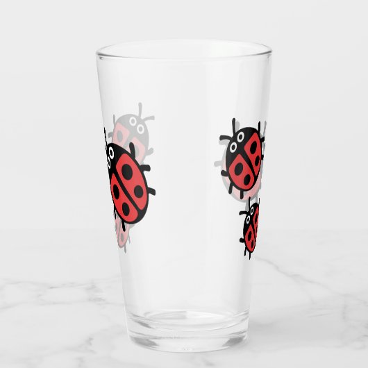 かわいいキッズラディバードファミリー タンブラーグラス (右)