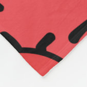 かわいいキッズラディバードファミリー フリースブランケット (角)