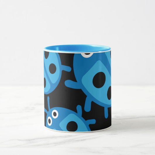 かわいいキッズラディバードファミリー マグカップ (中央)