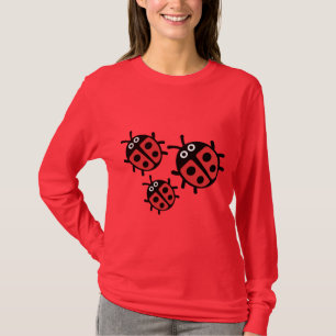 かわいいキッズラディバードファミリー Tシャツ