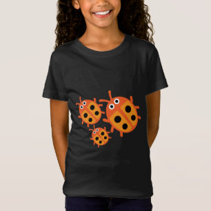 かわいいキッズラディバードファミリー Tシャツ