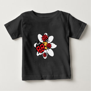 かわいいキッズラディバードファミリーTシャツ ベビーTシャツ