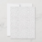 かわいいキッズラマバレンタインデートカード ノートカード (裏面)