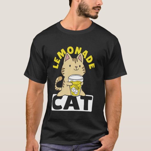 かわいいキッズレモン柑橘系ジュースレモおもしろいネードスタンド Tシャツ (正面)