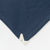 かわいいキッズ宇宙宇宙飛行士ブルーパターン フリースブランケット (角)