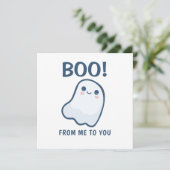 かわいいキッズ幽霊ハロウィーン シーズンカード (スタンド正面)