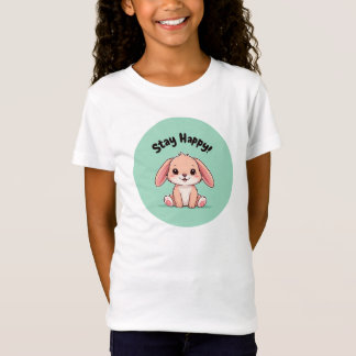 かわいいキッズTシャツデザインfor Stay Happy Tシャツ
