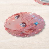 かわいいキッチン用品 ペーパーコースター (アングル)