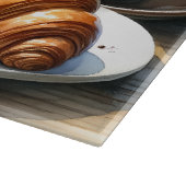 かわいいキッチン食べ物好き カッティングボード (角)