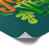 かわいいキッチン |お食べ客様の野菜 ポスター (角)