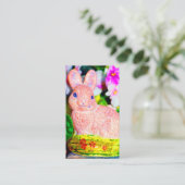 かわいいキッチーバニーラビット エンクロージャーカード (スタンド正面)