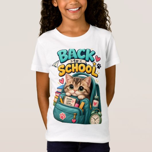 かわいいキッテンのかばん Tシャツ (正面)