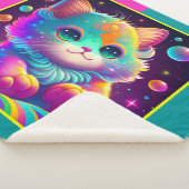 かわいいキットンシェルパブランケット シェルパブランケット (3/4)