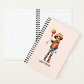 かわいいキッドゾンビ – かわいいハロウィーン(3) ノートブック (内側)