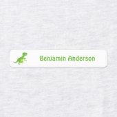 かわいいキッド恐竜の鉄オン ラベル (デザイン1)