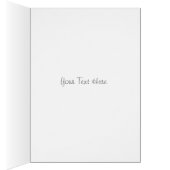 かわいいキツネとウサギの冬の雪景色 (内側 (右))