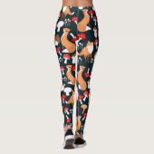 かわいいキツネとキノコのレギンス レギンス (裏面)