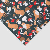 かわいいキツネとキノコティッシュペーパー 薄葉紙 (詳細)