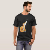 かわいいキツネとネズミの楽しい森の動物デザイン Tシャツ (正面フル)