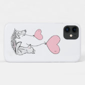 かわいいキツネとハートバルーンCase-Mate iPhone 11 Case-Mate iPhoneケース (裏面(横))