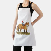 かわいいキツネと彼の友人格言 エプロン (インサイチュ)