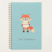 かわいいキツネと本プランナー プランナー手帳 (正面)