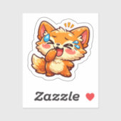 かわいいキツネのジョー シール (シート)