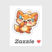 かわいいキツネのジョー シール (シート)
