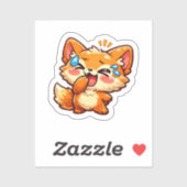 かわいいキツネのジョー シール (シート)