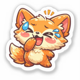 かわいいキツネのジョー シール
