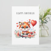 かわいいキツネのパイロット 誕生日 (スタンド正面)