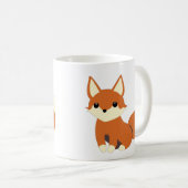 かわいいキツネのマグ コーヒーマグカップ (正面右)
