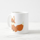かわいいキツネのマグ コーヒーマグカップ (正面左)