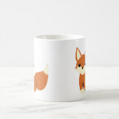 かわいいキツネのマグ コーヒーマグカップ (中央)