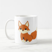 かわいいキツネのマグ コーヒーマグカップ (左)