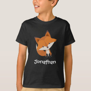 かわいいキツネの子供のTシャツ Tシャツ