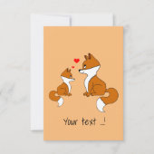 かわいいキツネの誕生日 (正面)