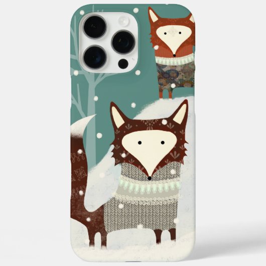 かわいいキツネのiPhoneケース Case-Mate iPhoneケース (裏面)
