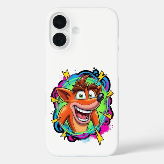 かわいいキツネのiPhoneケース Case-Mate iPhoneケース (裏面)