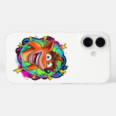 かわいいキツネのiPhoneケース Case-Mate iPhoneケース (裏面 (横))