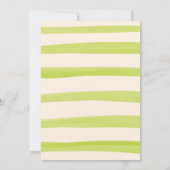 かわいいキツネウッドランド赤ちゃんシャワーありがとう サンキューカード (裏面)